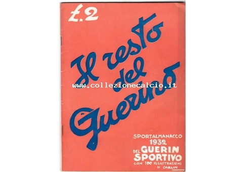 Sportalmanacco 1932 del Guerin Sportivo